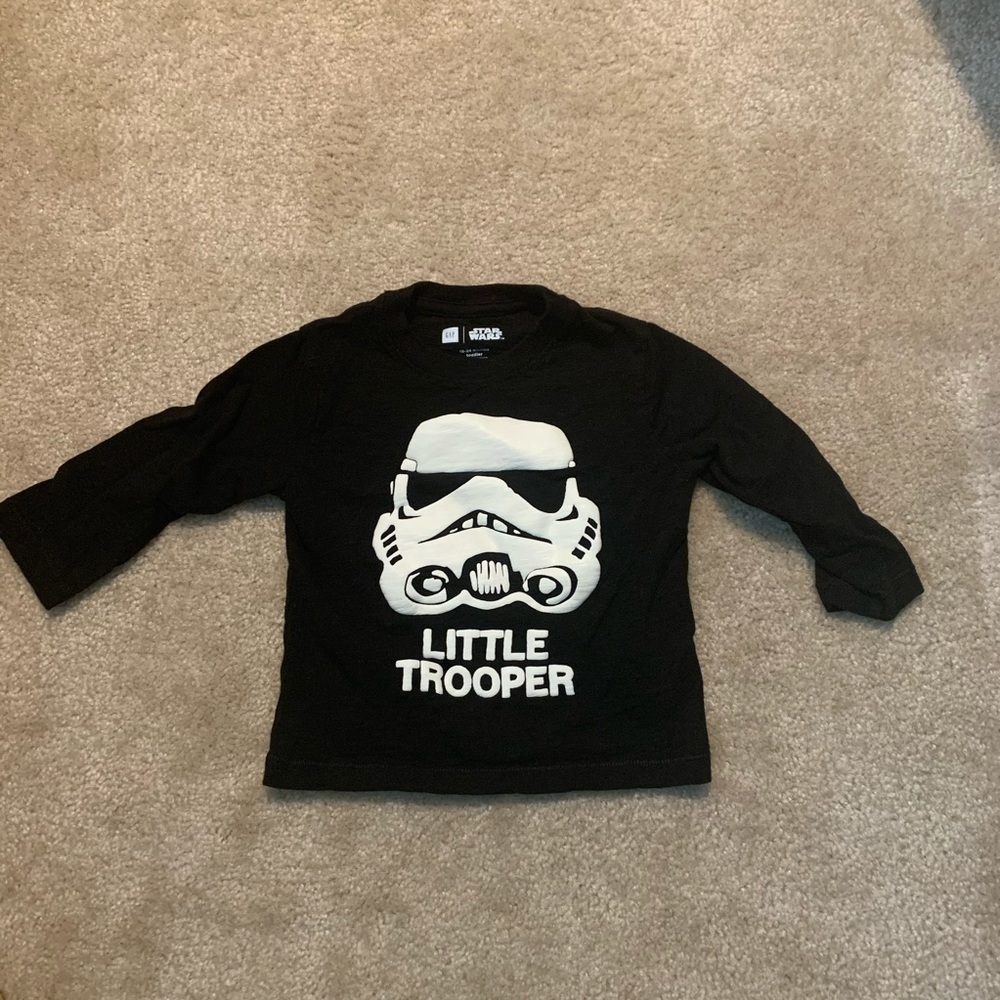 EUC GAP Baby Boy Storm Trooper Shirt!